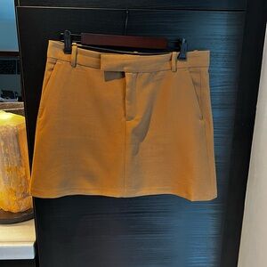 Zara Mustard Mini Skirt